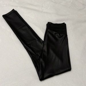 ASOS Petite Leather Like Slimming Leggings